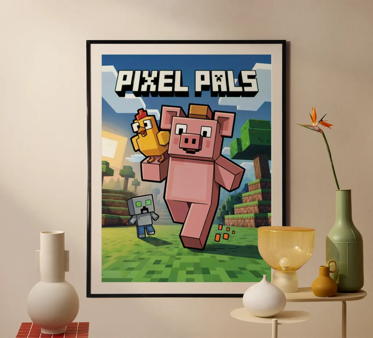 Minecraft Pixel Pals carta hahnemühle da Stellar Creative