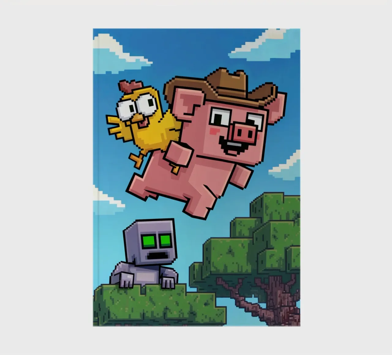 Minecraft notebook by Stellar Creative