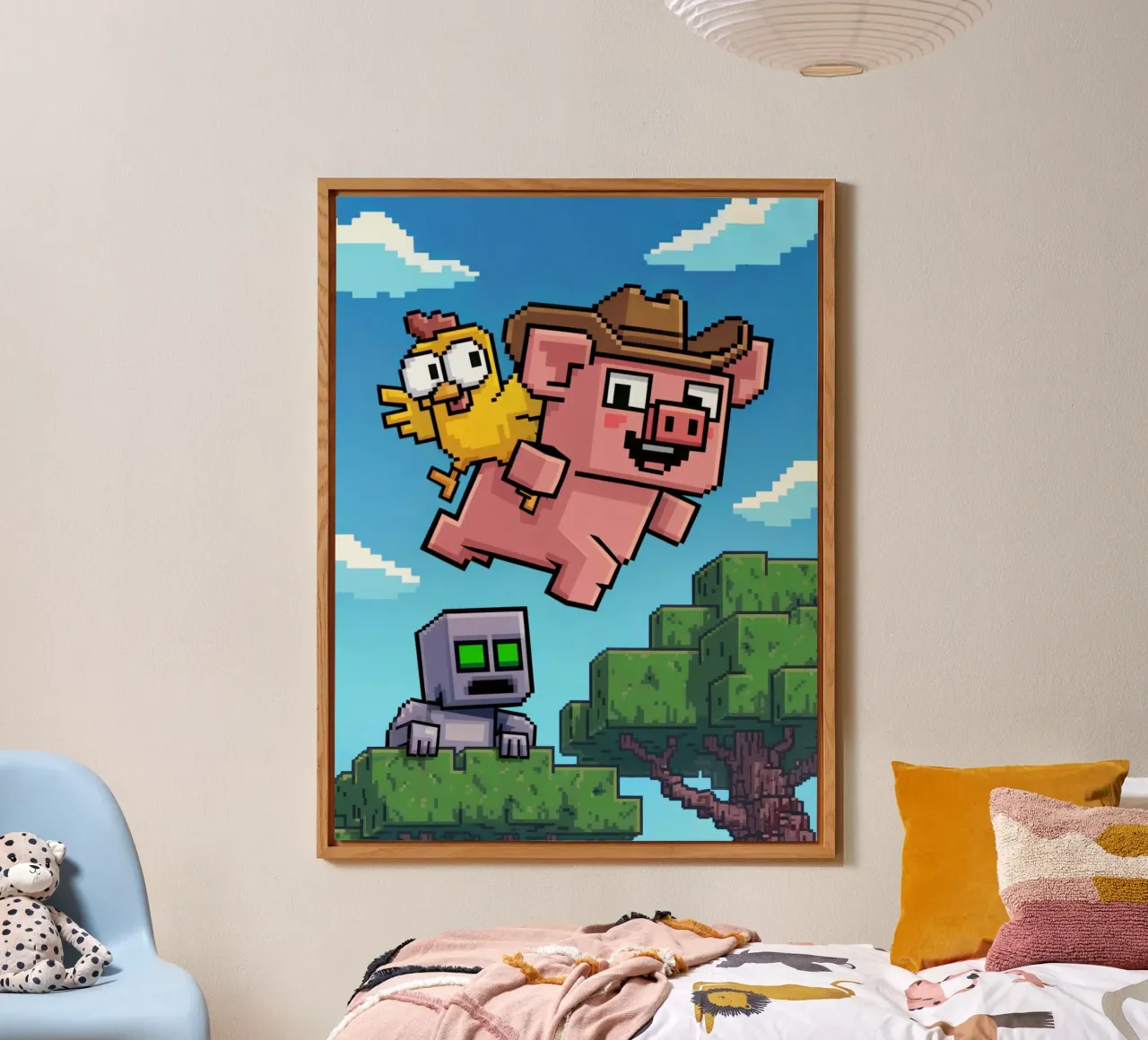 Minecraft alluminio dibond da Stellar Creative