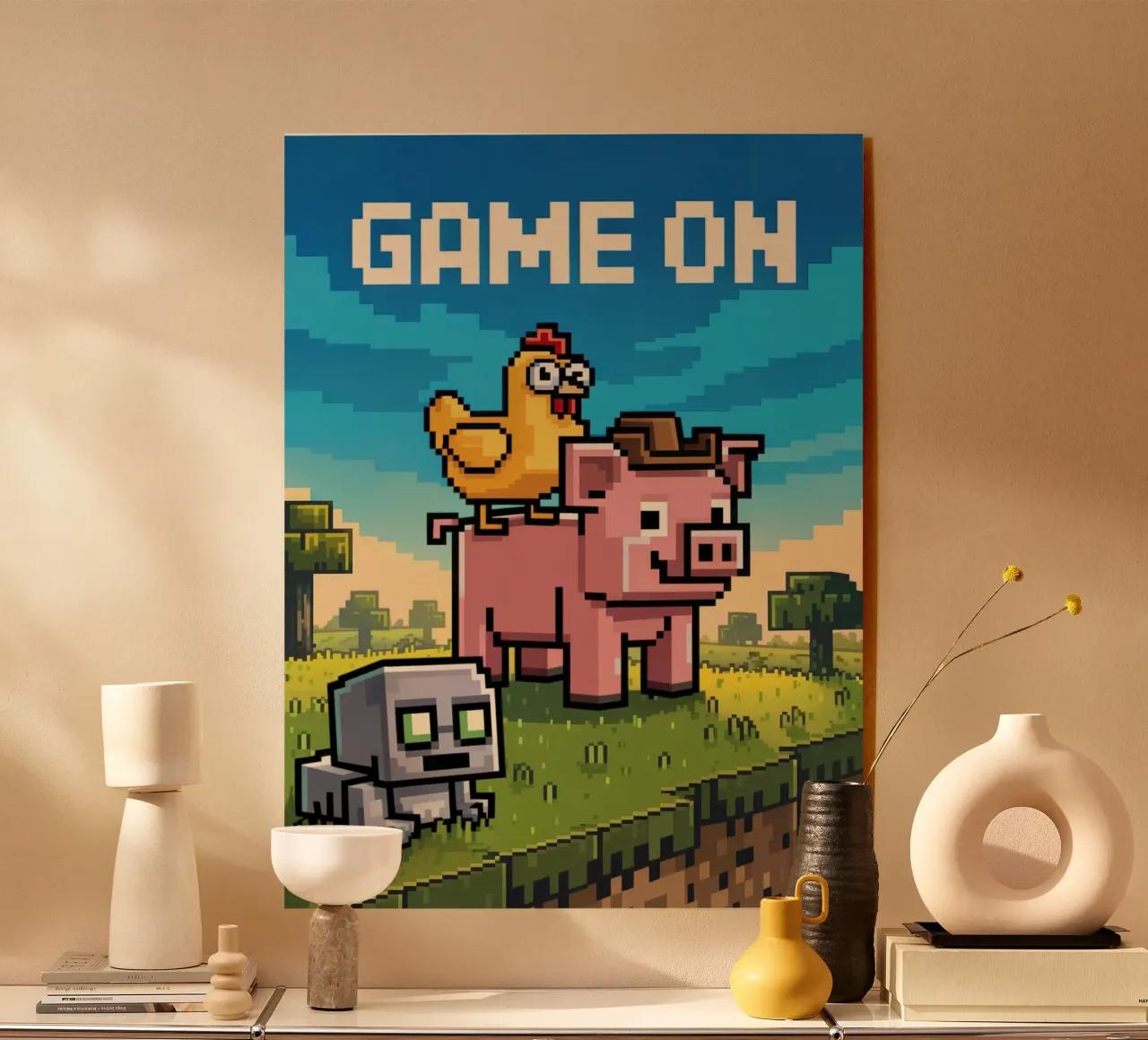 Minecraft Game On plexiglass da Stellar Creative
