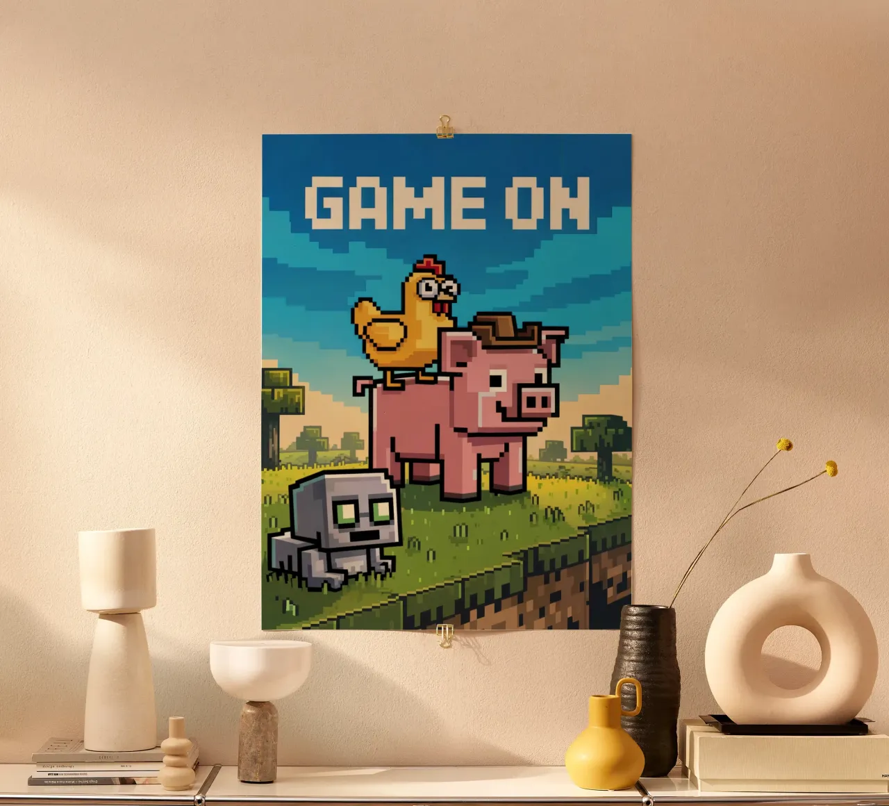 Minecraft Game On poster da Stellar Creative