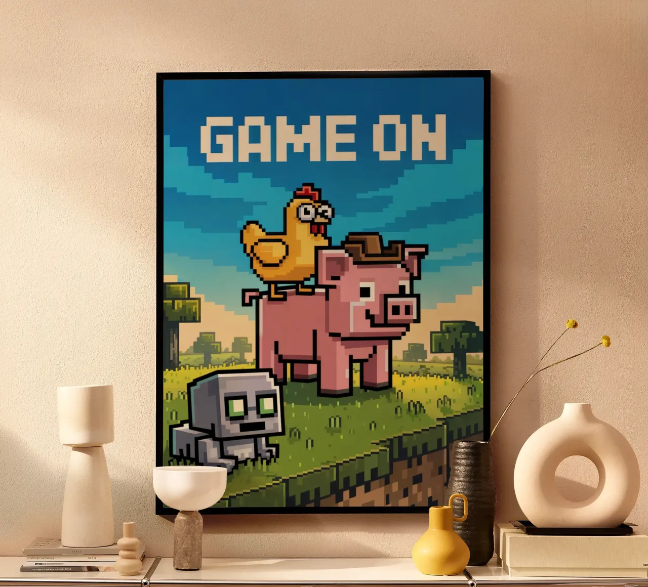 Minecraft Game On poster da Stellar Creative