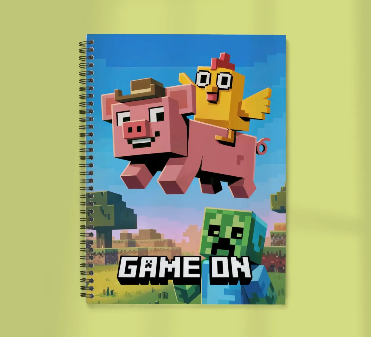 Minecraft Game On diario ad anelli da Stellar Creative