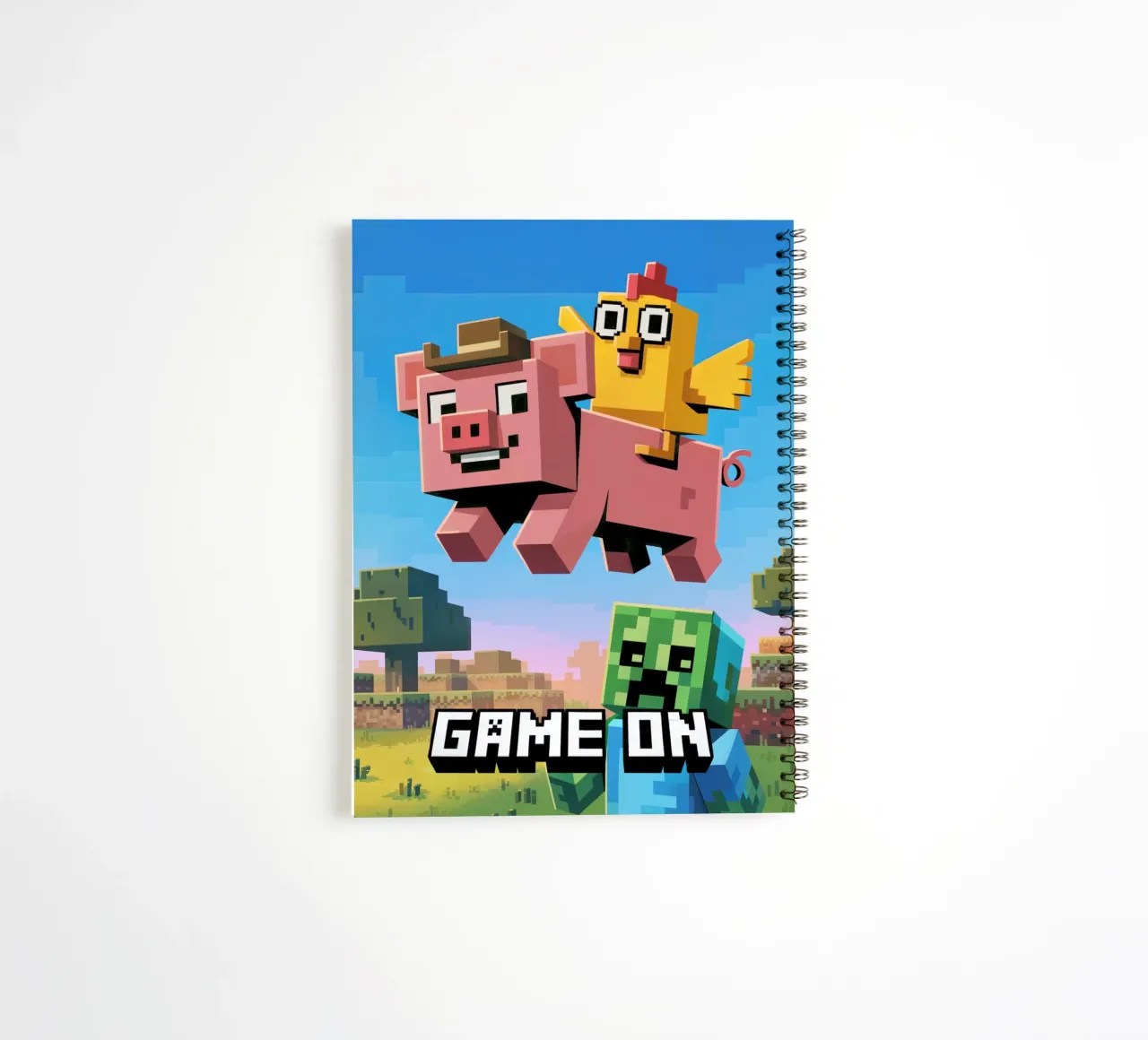 Minecraft Game On diario ad anelli da Stellar Creative