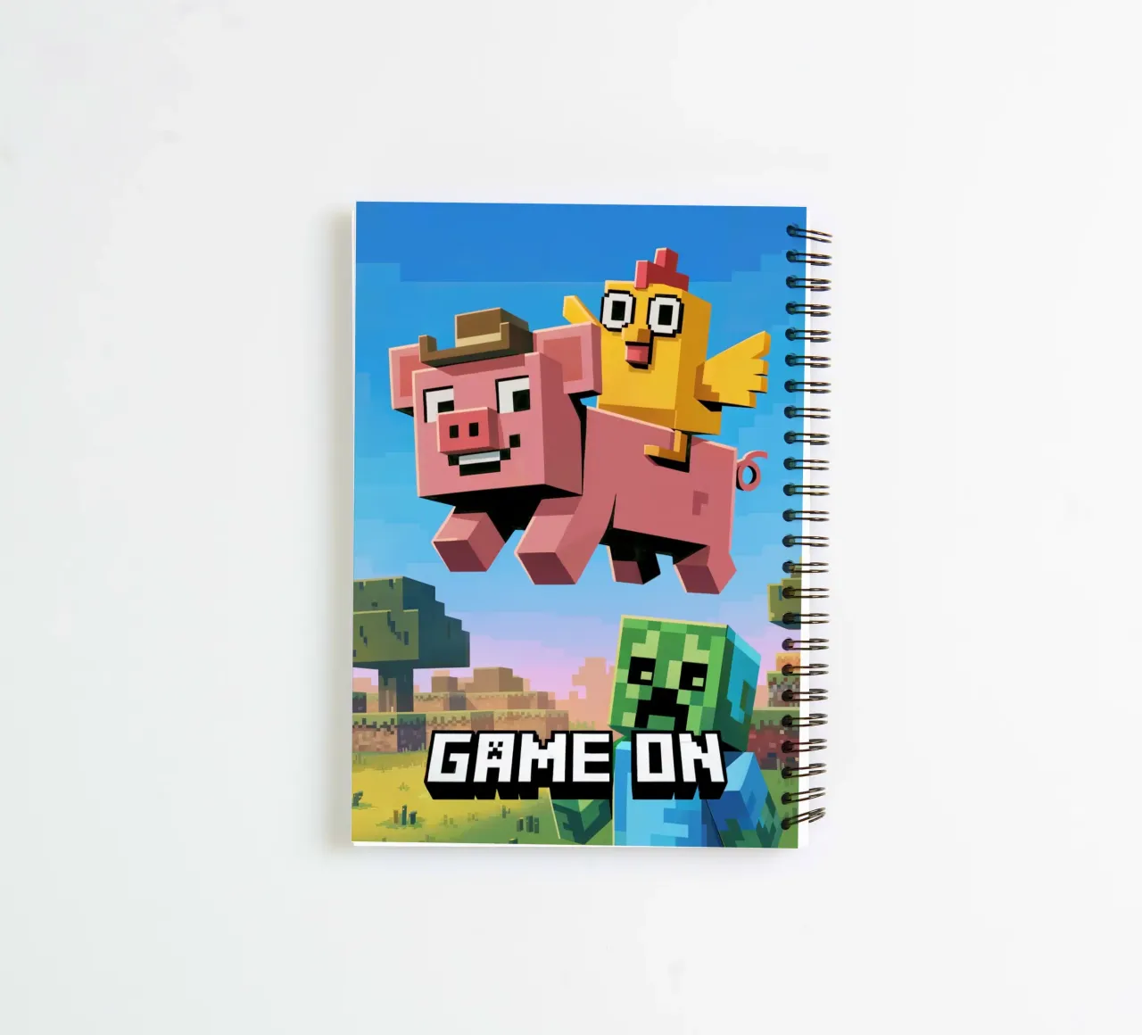 Minecraft Game On diario ad anelli da Stellar Creative