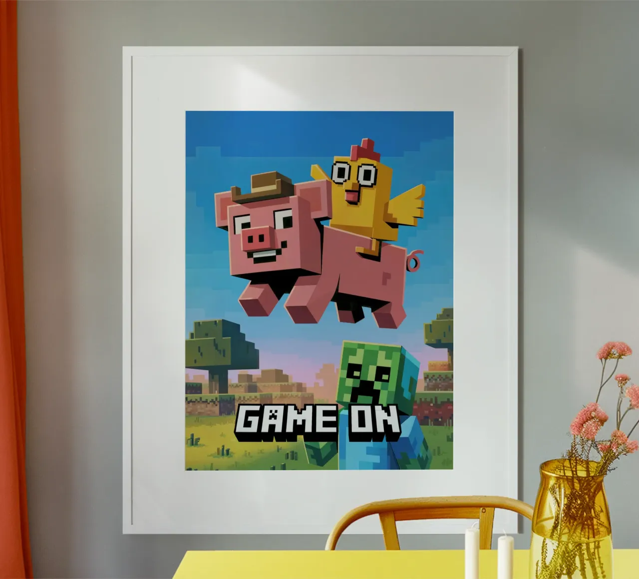 Minecraft Game On carta hahnemühle da Stellar Creative