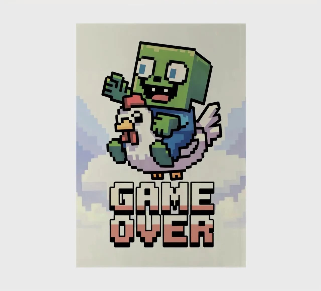 Minecraft Game Over diario da Stellar Creative