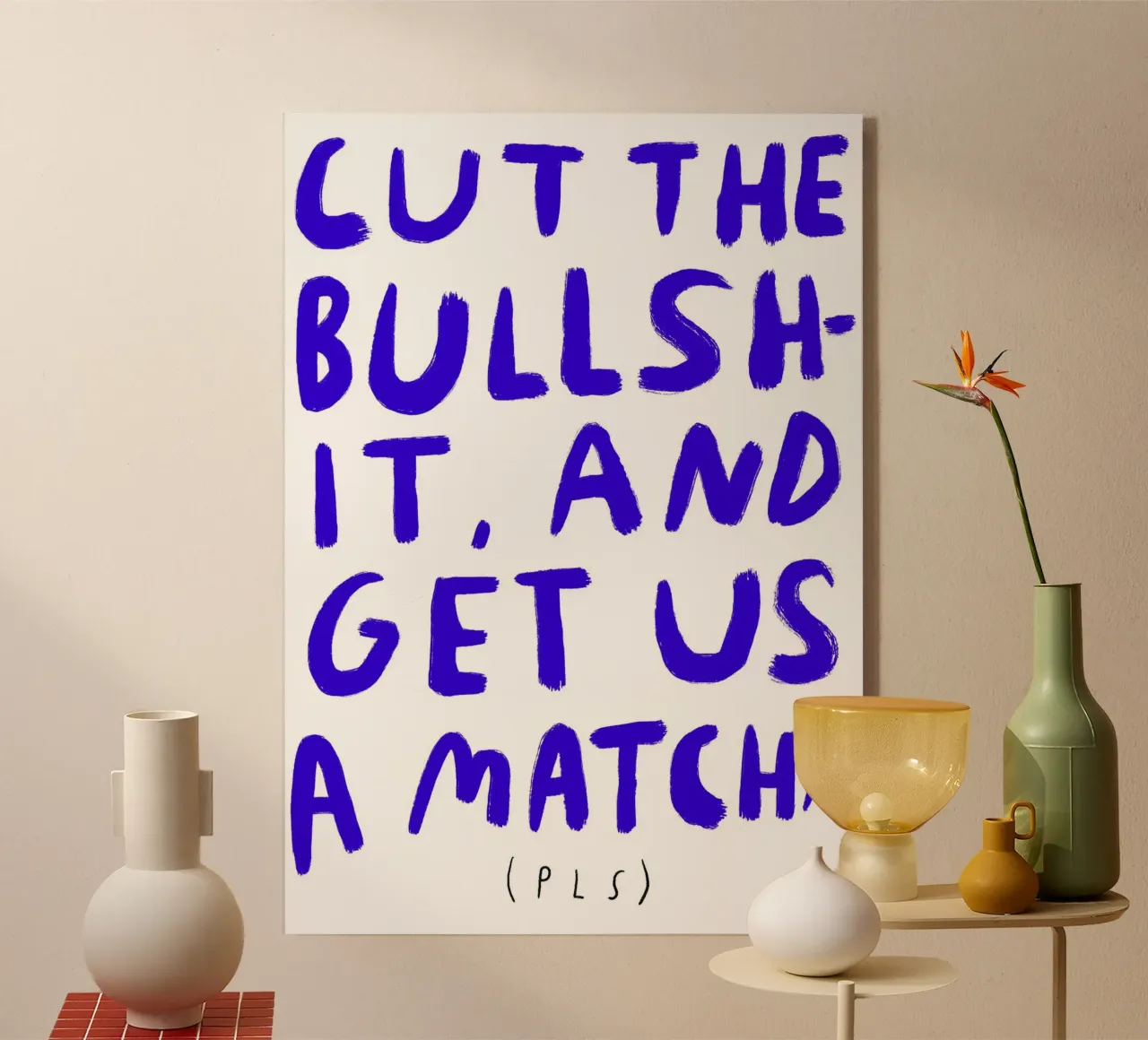 Cut the bullshit and get us a Matcha pls metacrilato de Siora