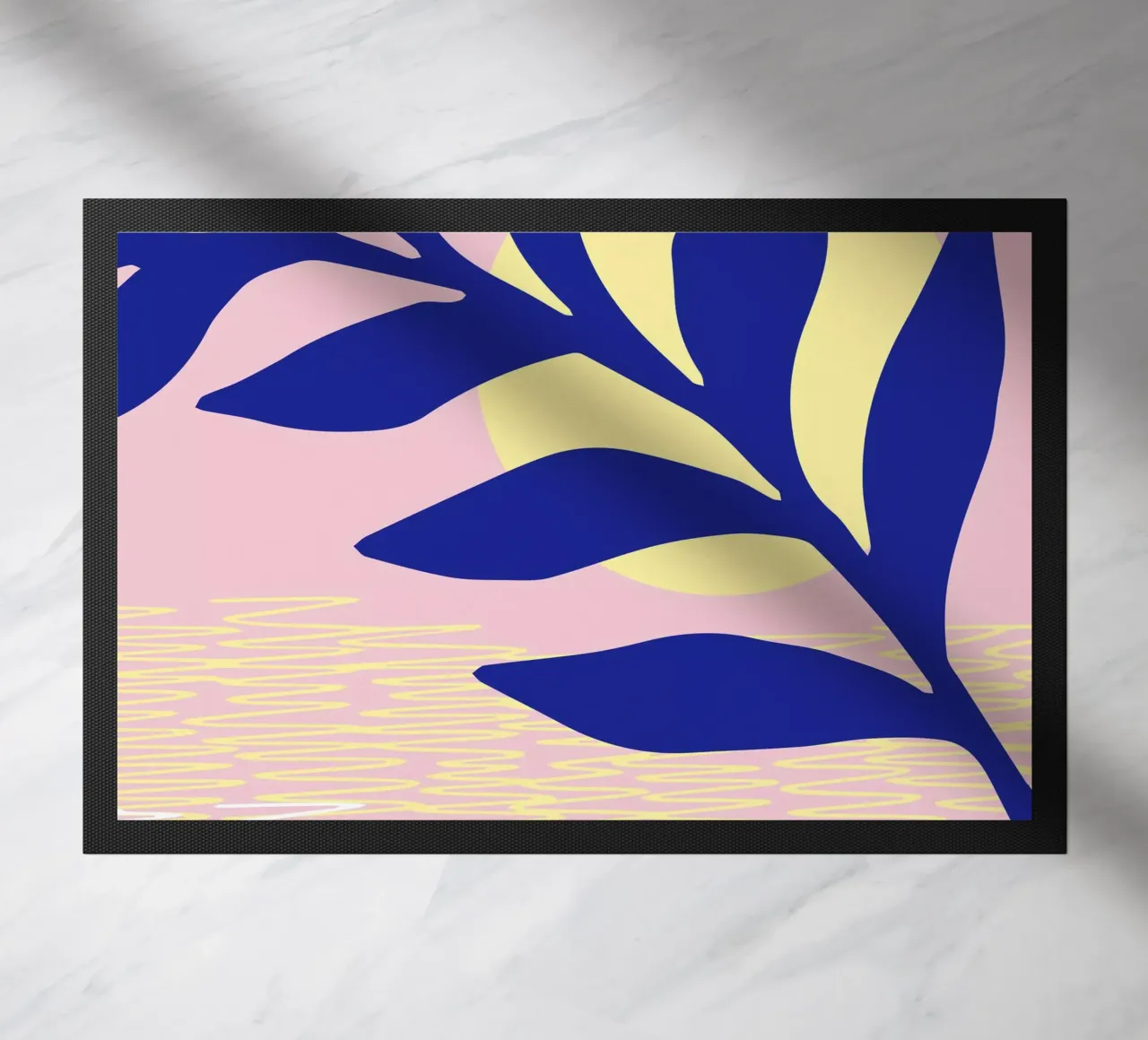 Setting Sun doormat by Kim Hubball Studio