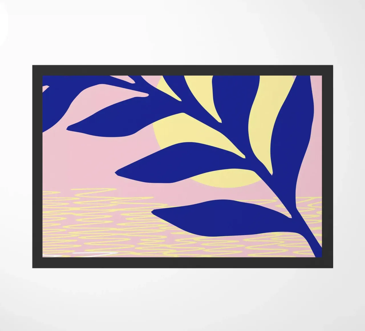 Setting Sun doormat by Kim Hubball Studio