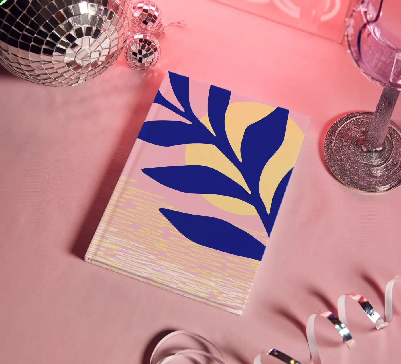 Setting Sun notebook by Kim Hubball Studio