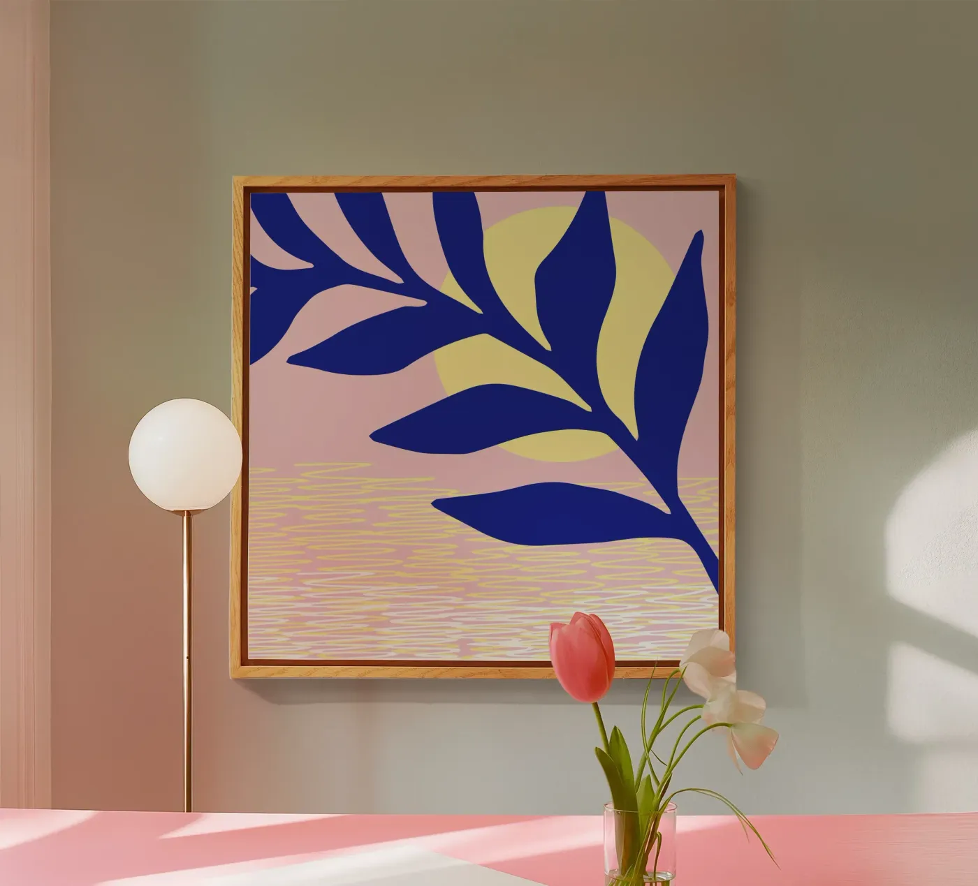 Setting Sun plexiglas de Kim Hubball Studio