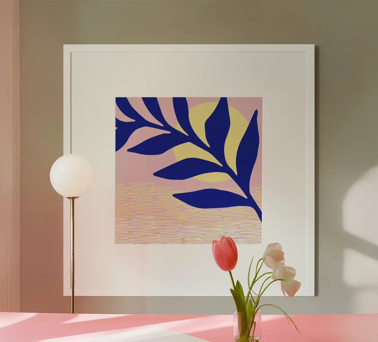 Setting Sun poster by Kim Hubball Studio