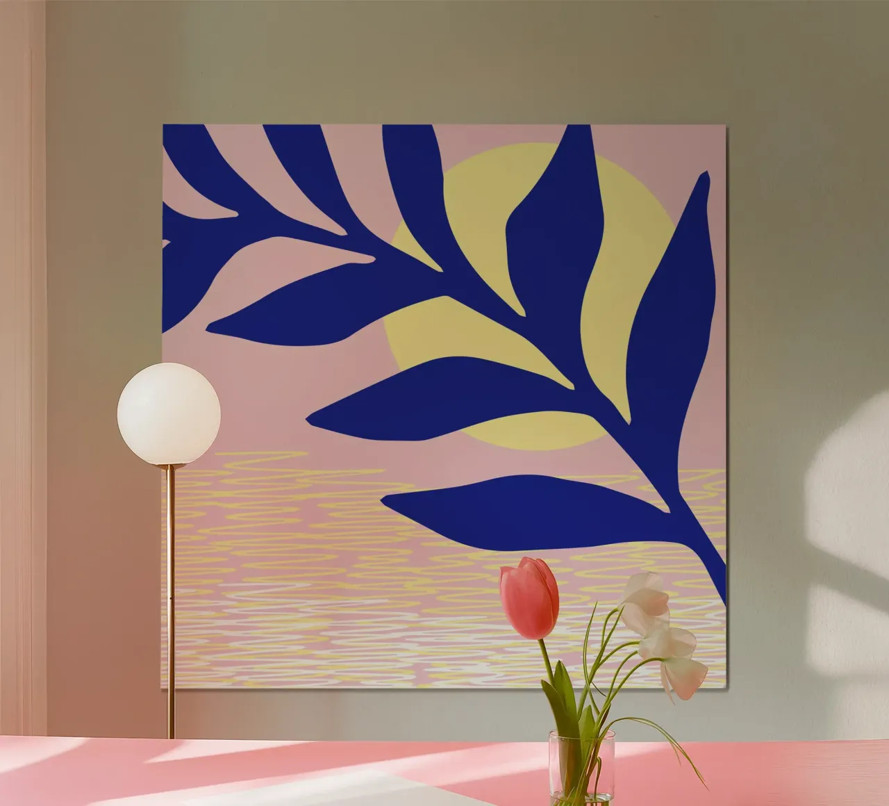 Setting Sun poster by Kim Hubball Studio