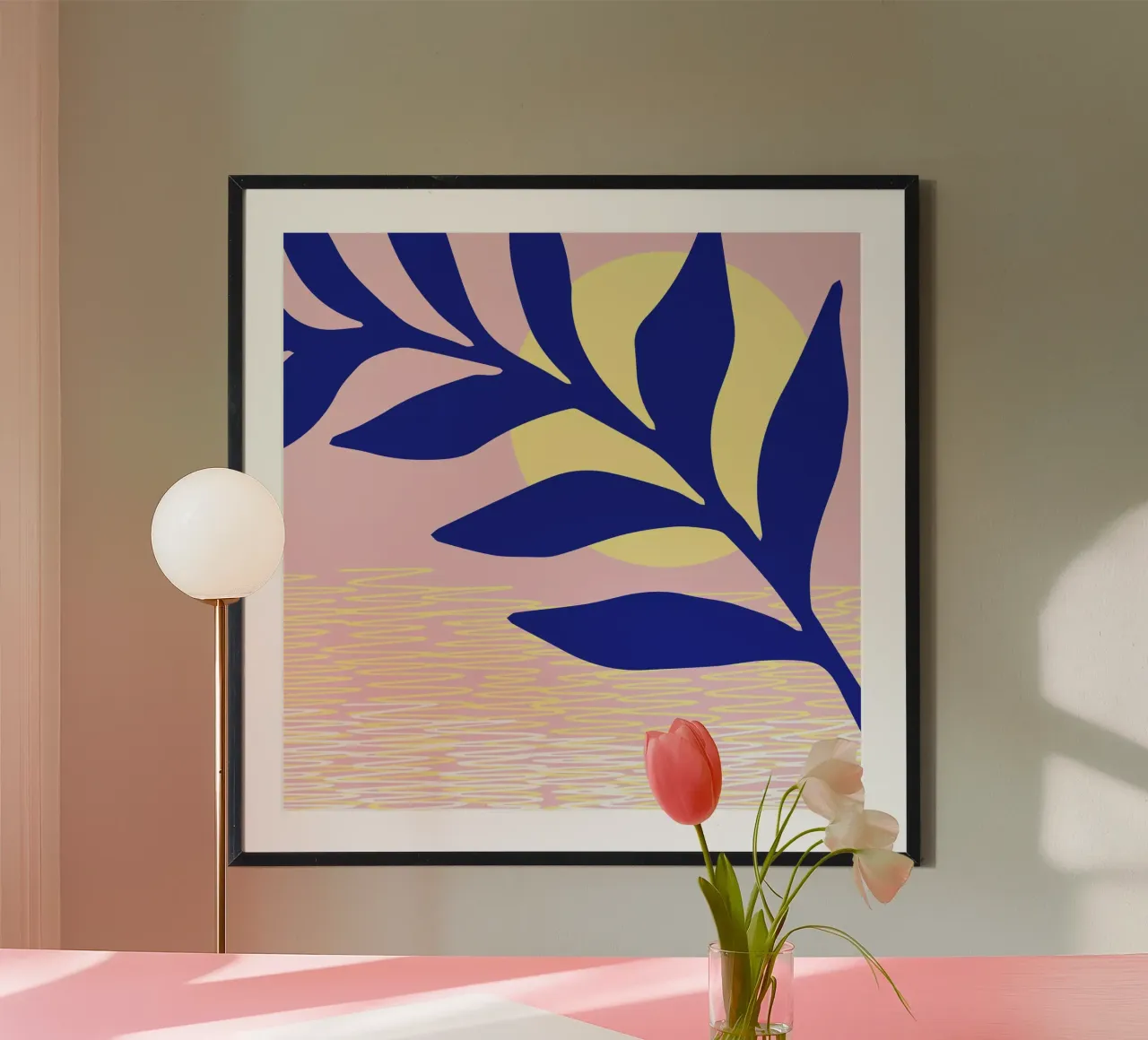 Setting Sun poster by Kim Hubball Studio