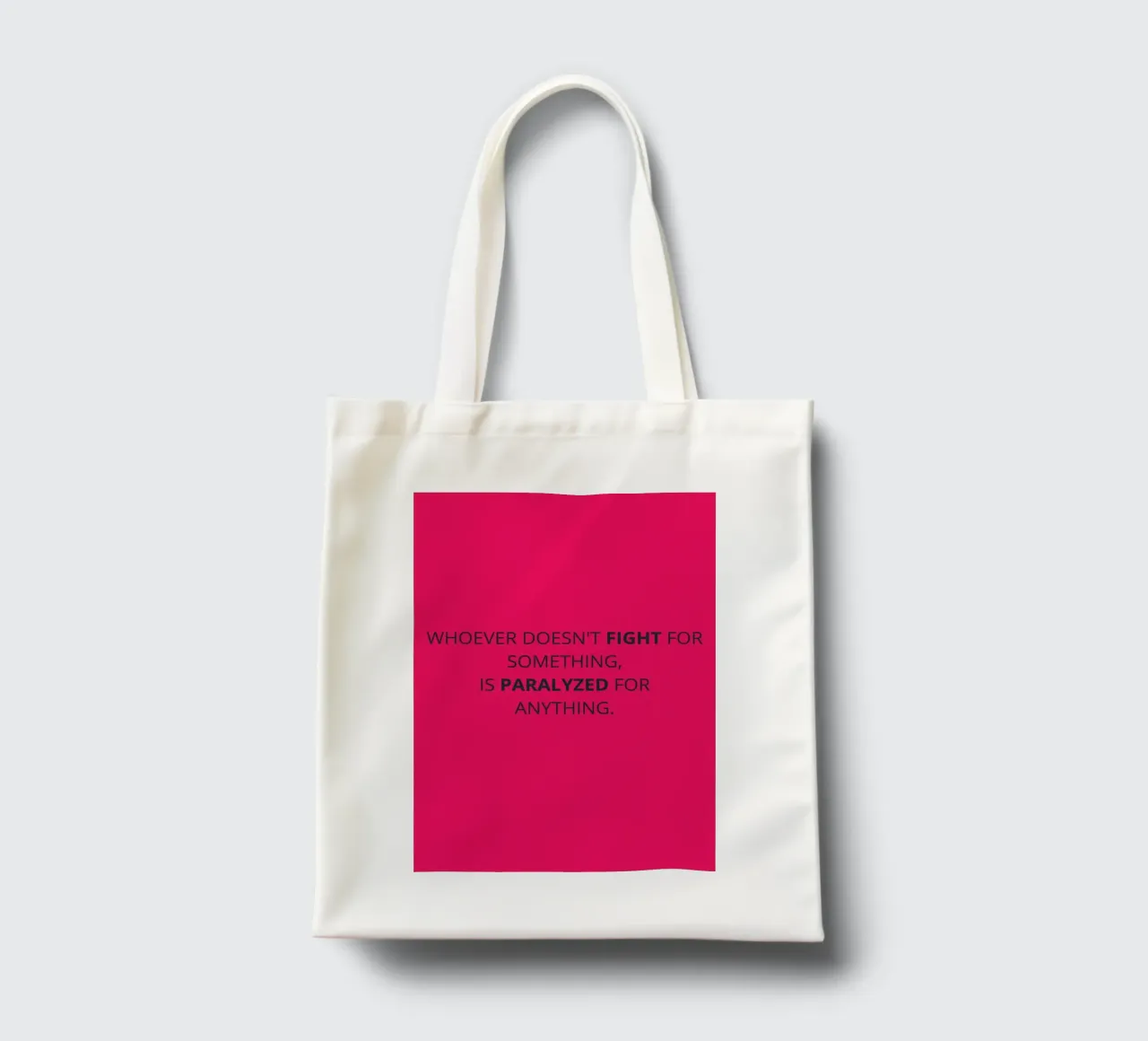 Fight for something borsa in juta da LisaArtes
