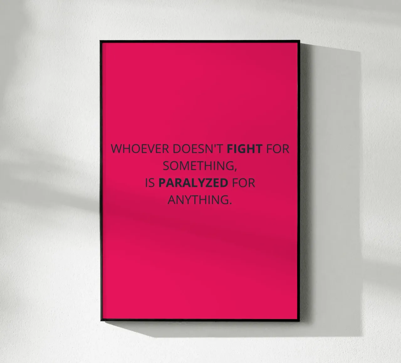 Fight for something plexiglass da LisaArtes