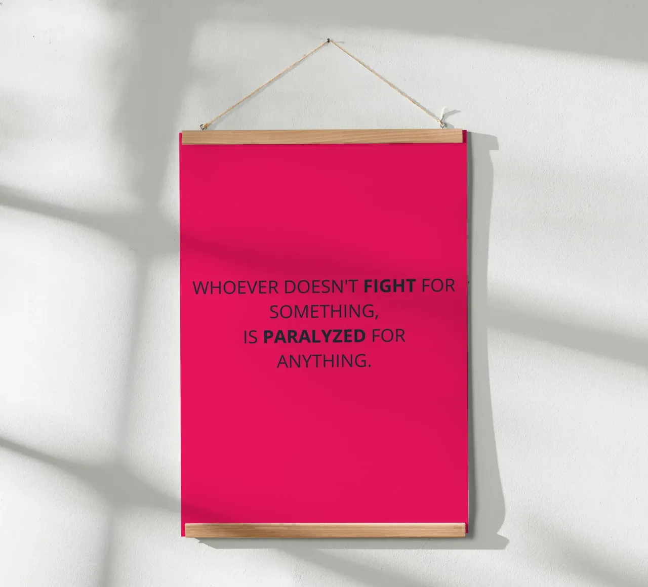 Fight for something carta hahnemühle da LisaArtes