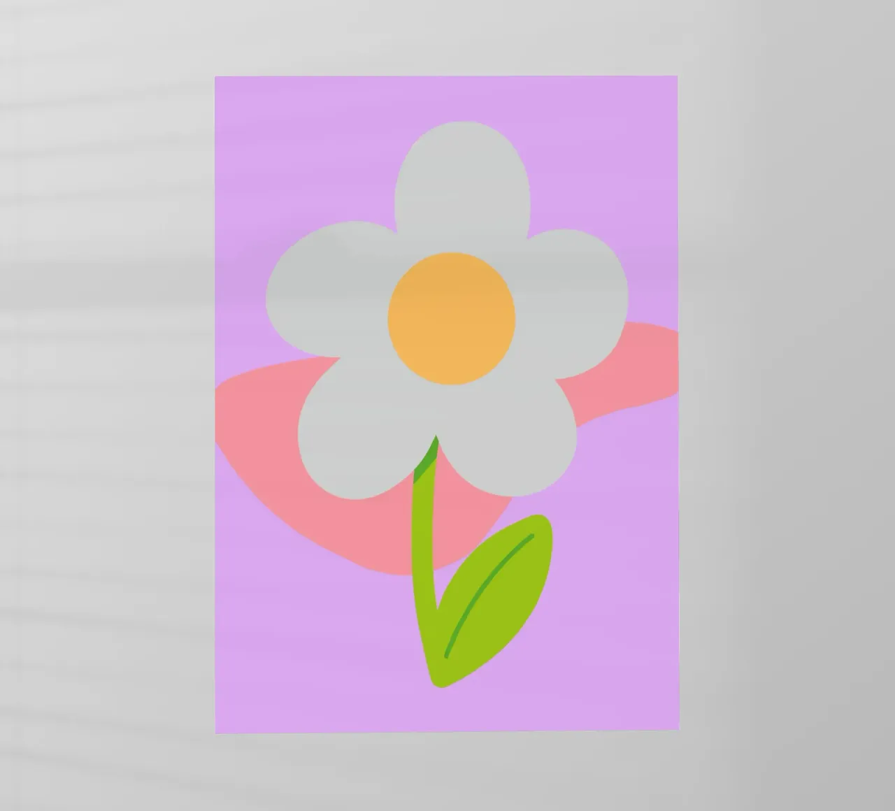 Minimalist Daisy pellicola backlit da LisaArtes