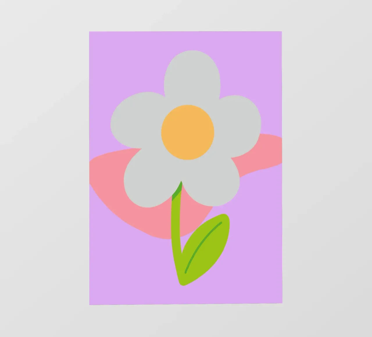 Minimalist Daisy telo in pvc da LisaArtes