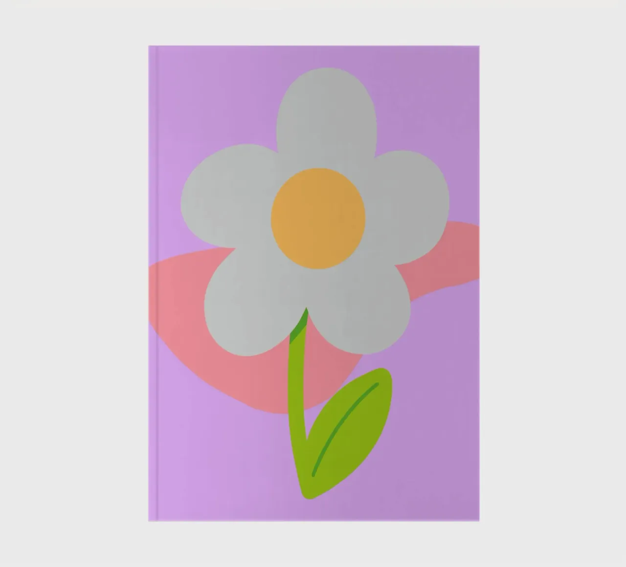 Minimalist Daisy notebook by LisaArtes