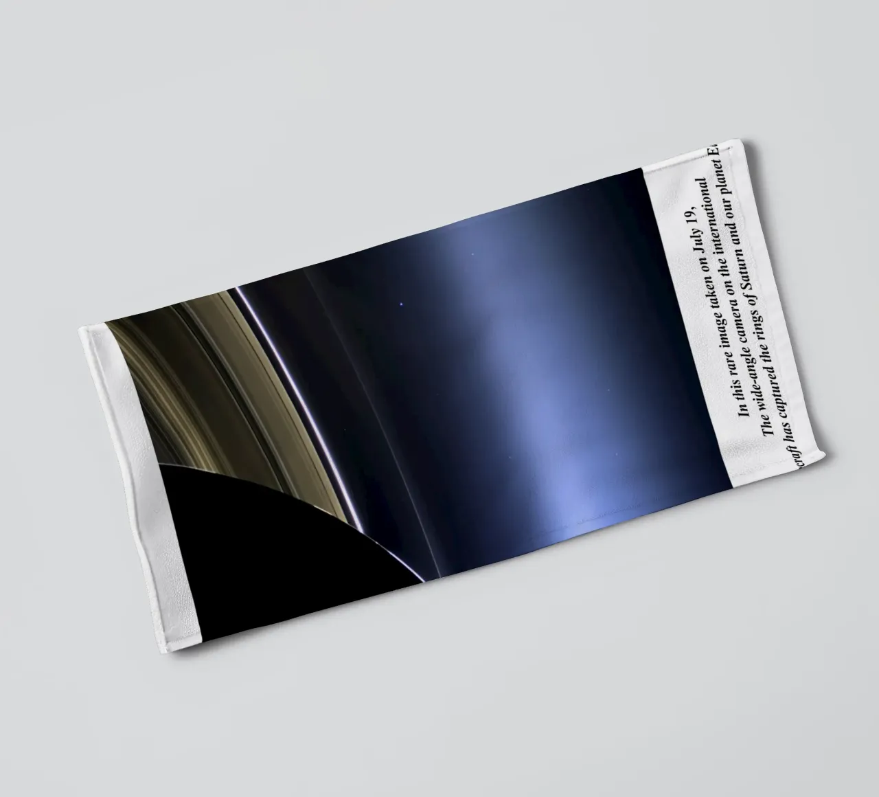 Pale Blue Dot towel by sidine shop