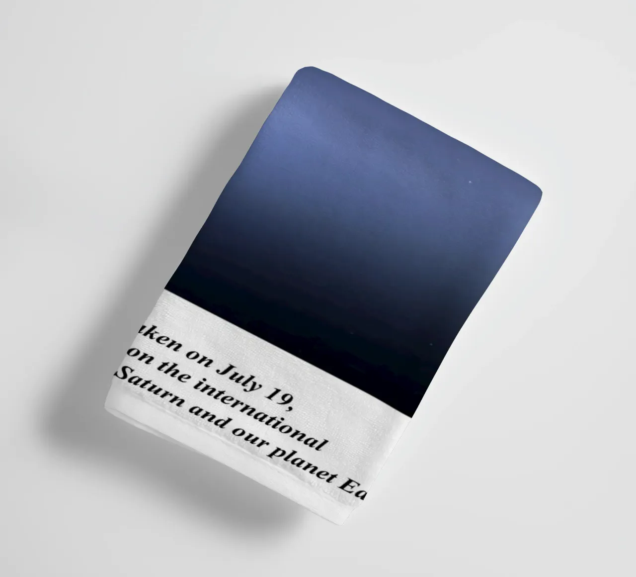 Pale Blue Dot towel by sidine shop