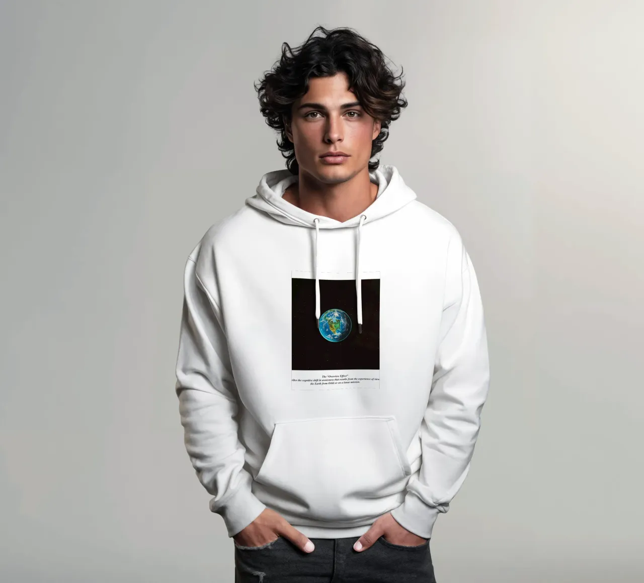 Punto blu pallido 01 felpa con cappuccio da sidine shop