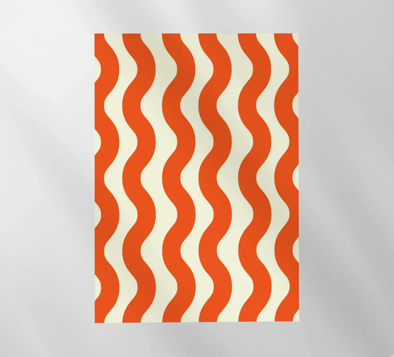 Orange Wave Pattern pellicola backlit da LisaArtes