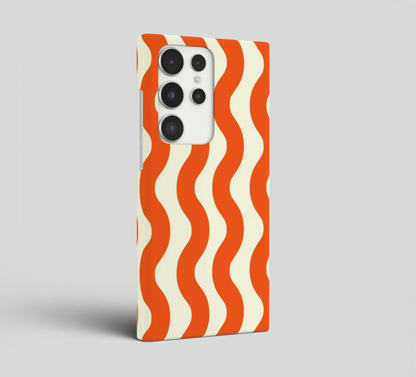 Orange Wave Pattern cover samsung da LisaArtes