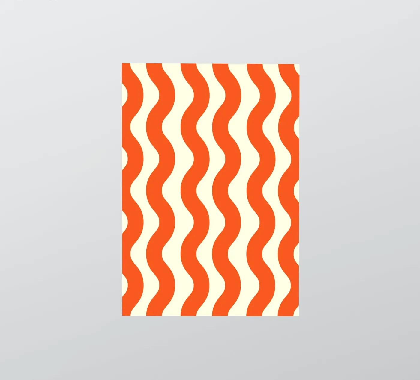 Orange Wave Pattern sticker by LisaArtes
