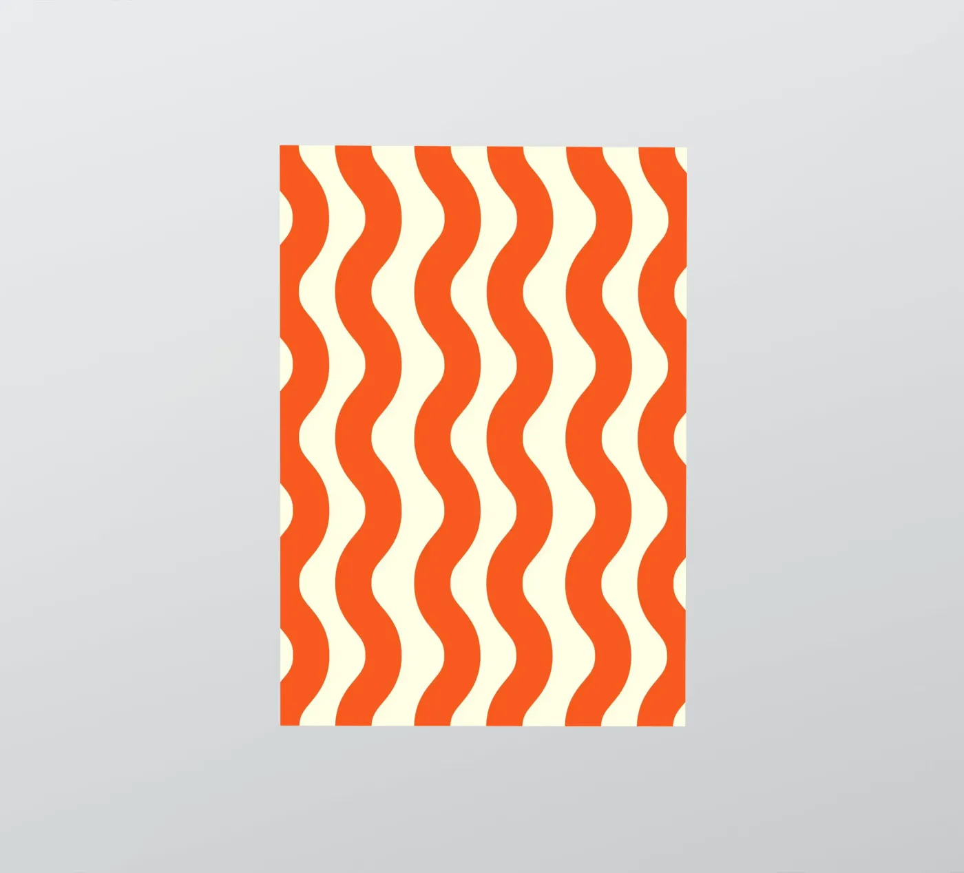 Orange Wave Pattern sticker by LisaArtes