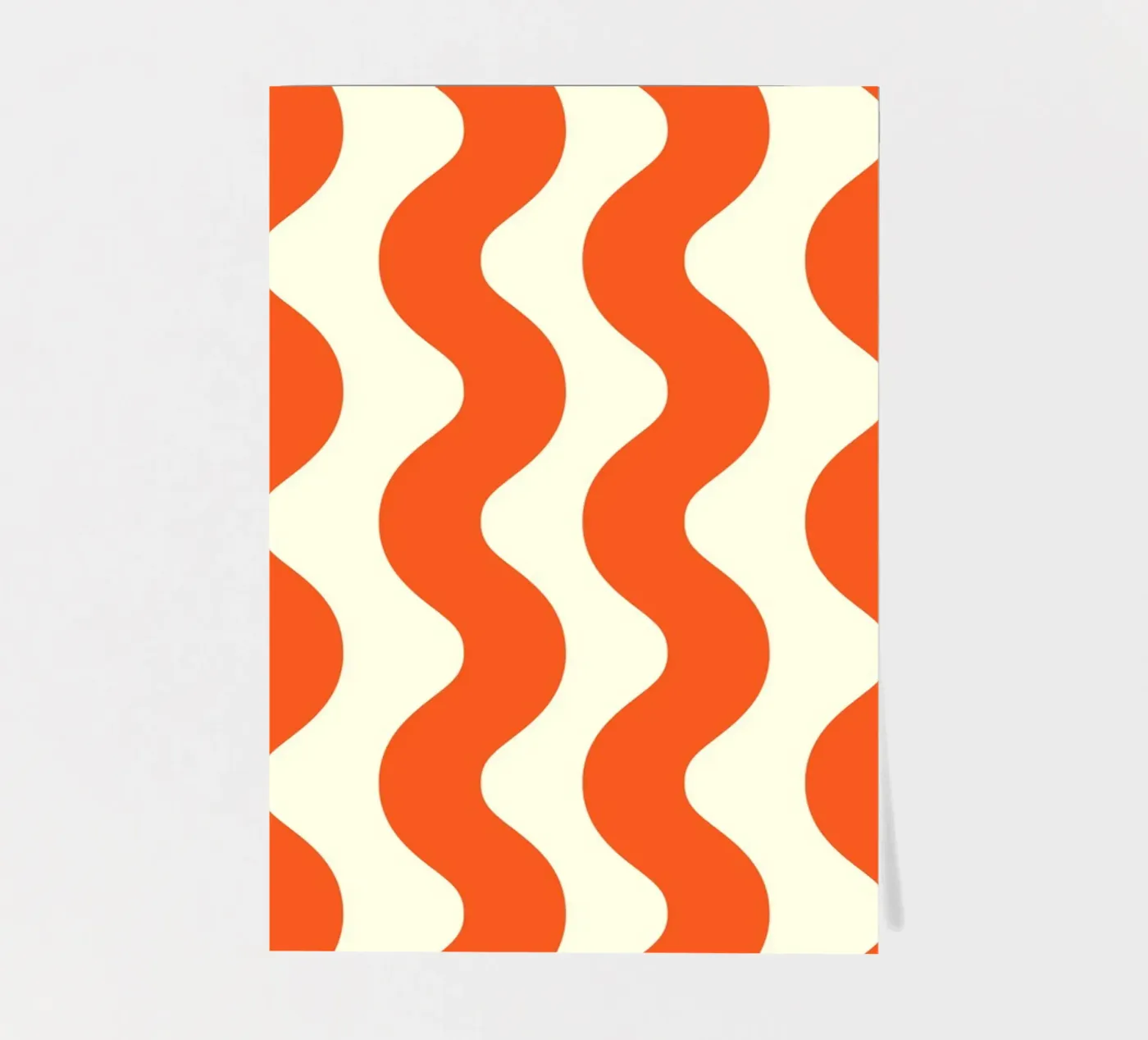 Orange Wave Pattern sticker sheet by LisaArtes
