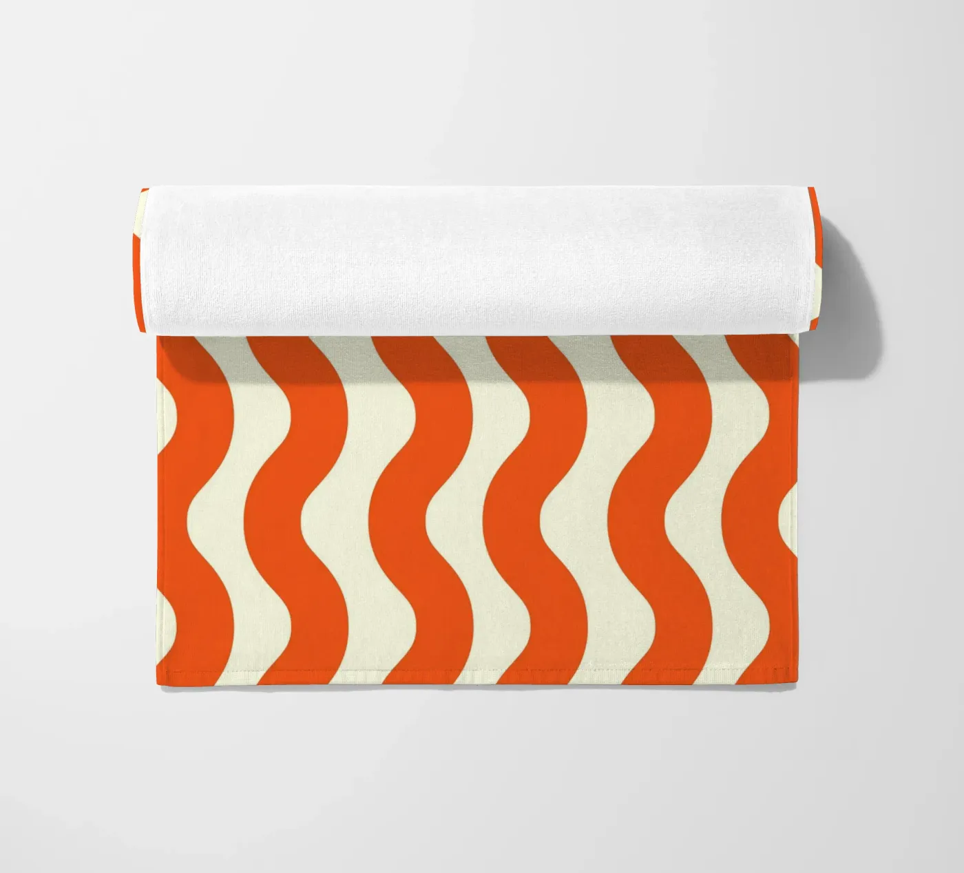 Orange Wave Pattern telo mare da LisaArtes