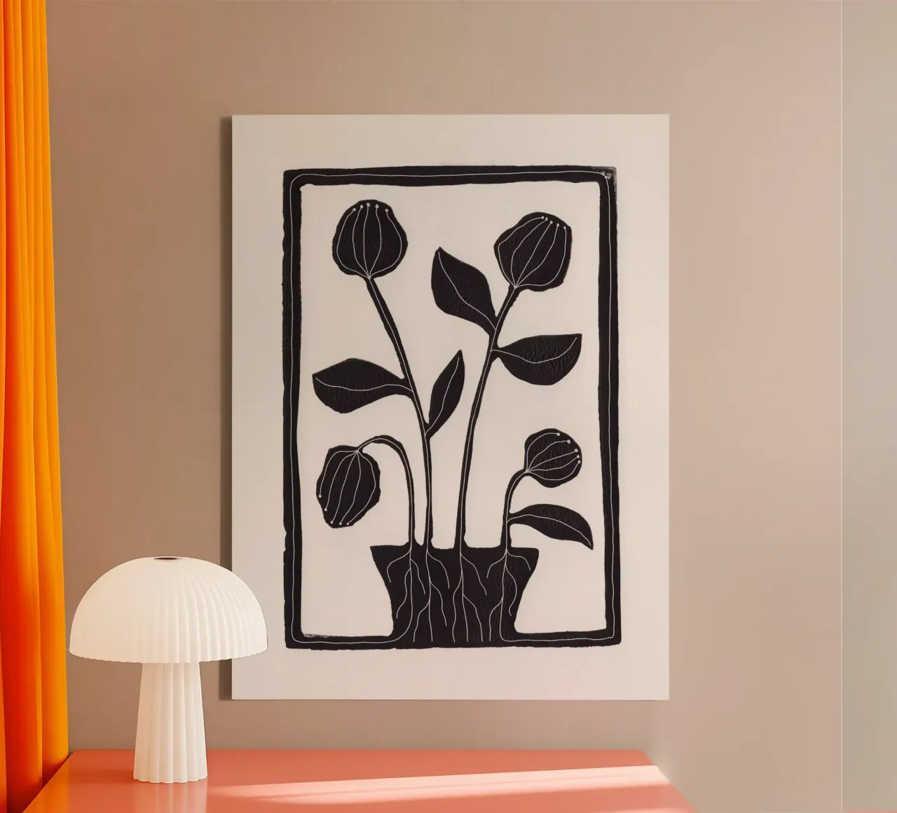 Alisa Galitsyna - Floral Serenity canvas met Baklijst van The Artcircle