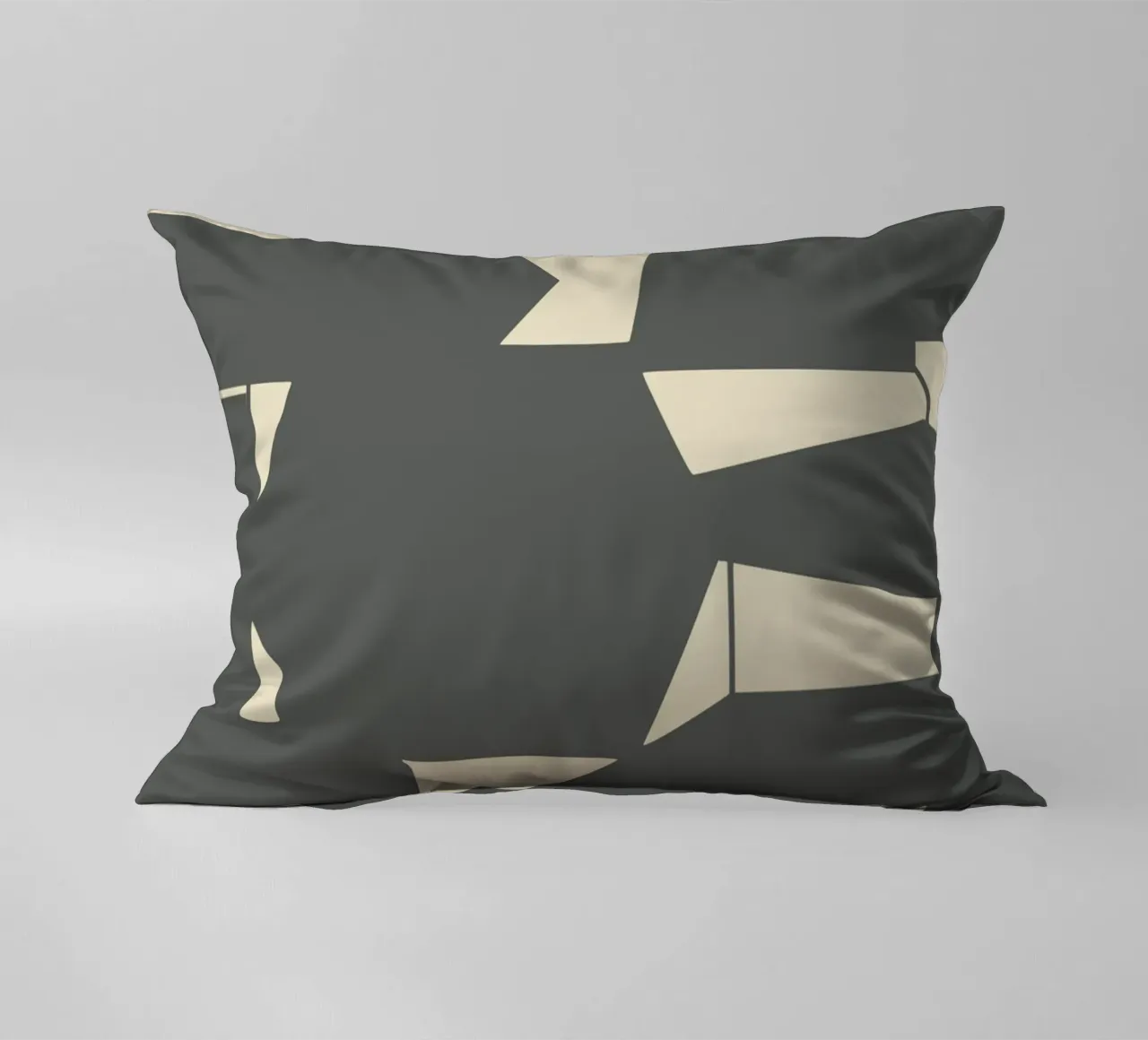 Grigio e geometrico cuscino da Little Dean