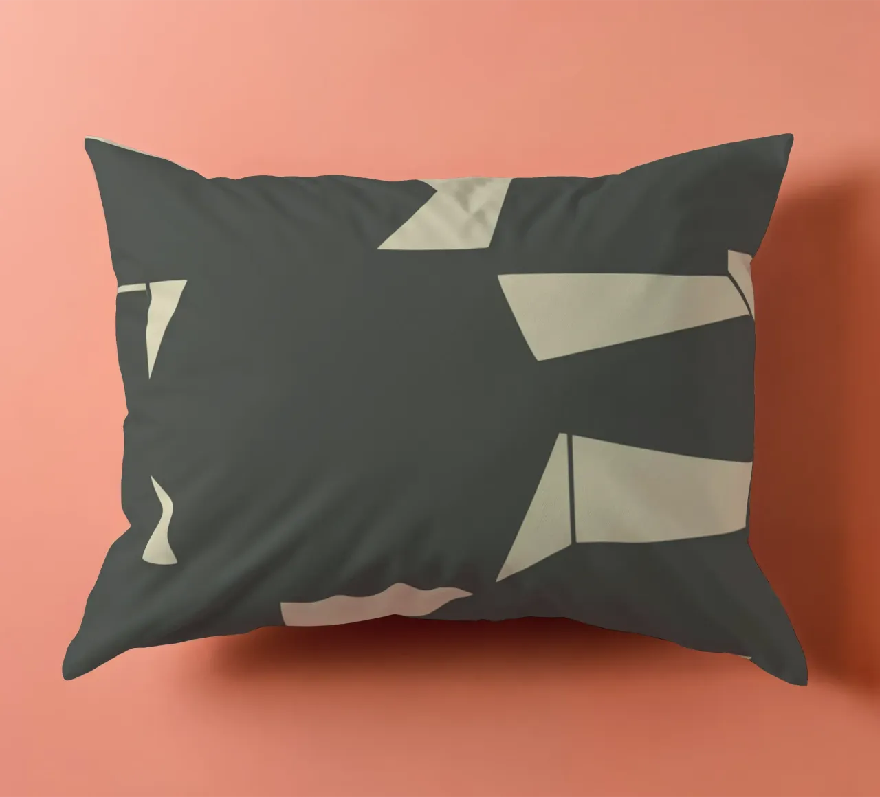 Grigio e geometrico cuscino da Little Dean