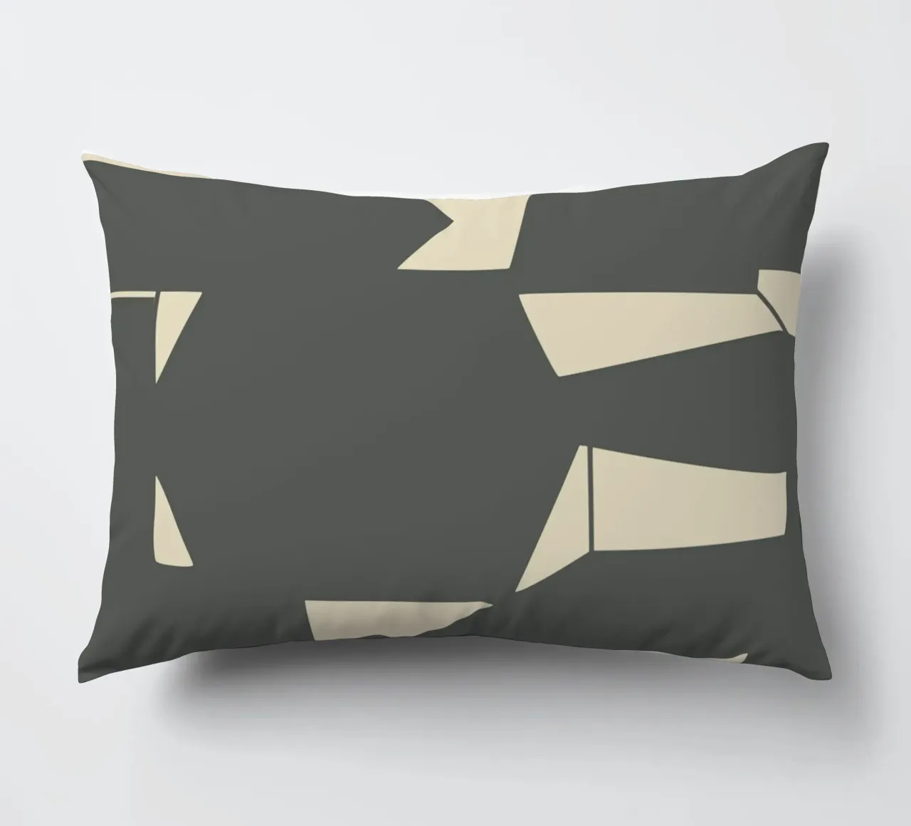 Grigio e geometrico cuscino da Little Dean