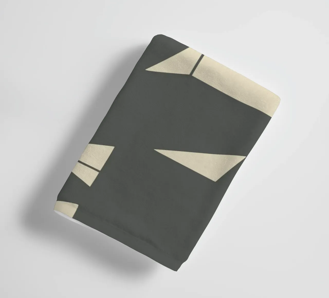 Grigio e geometrico asciugamano da bagno da Little Dean