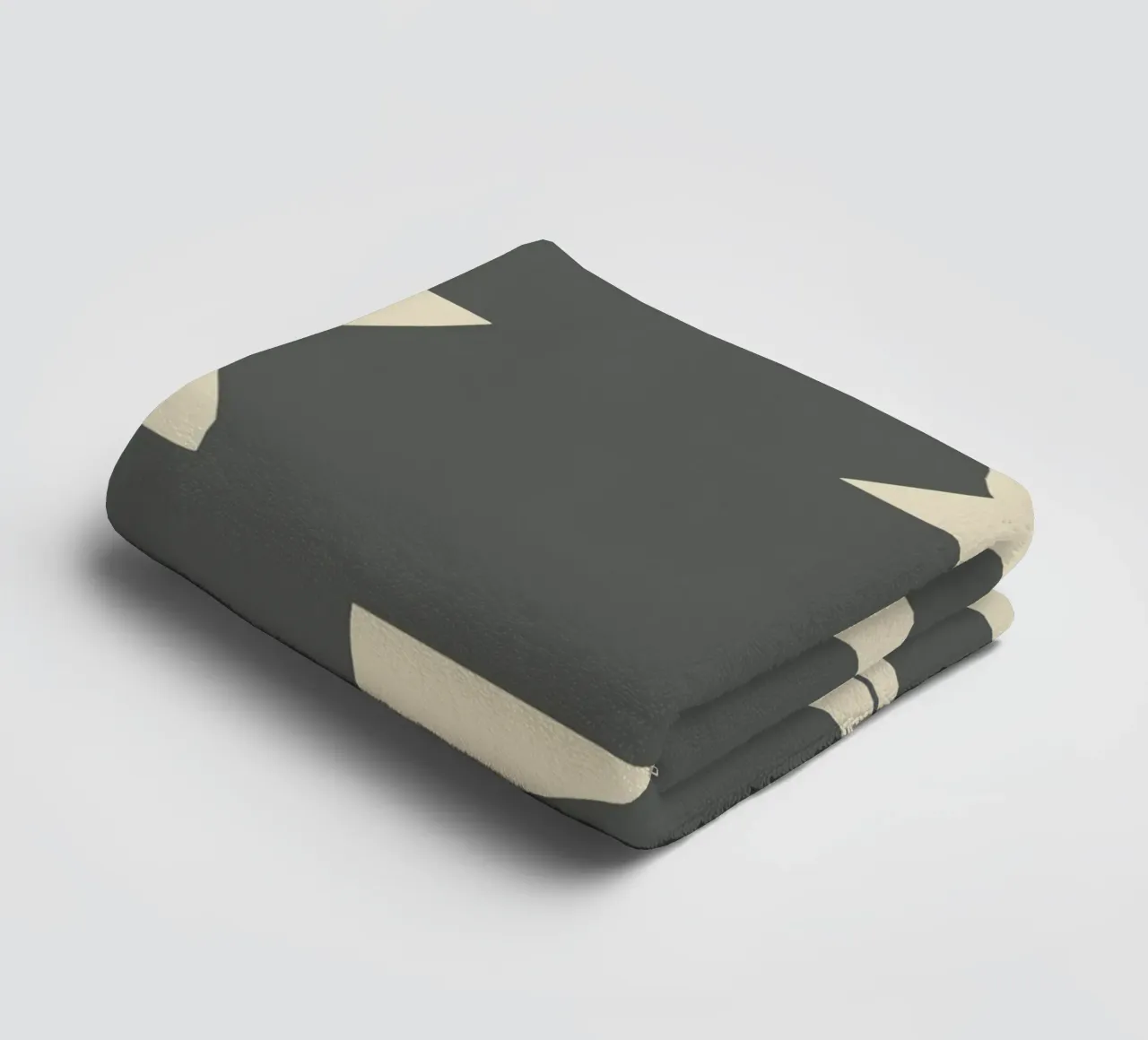 Grigio e geometrico asciugamano da bagno da Little Dean