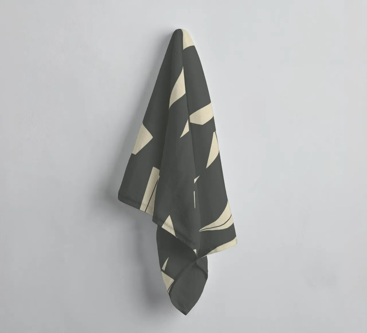 Grigio e geometrico asciugamano da bagno da Little Dean