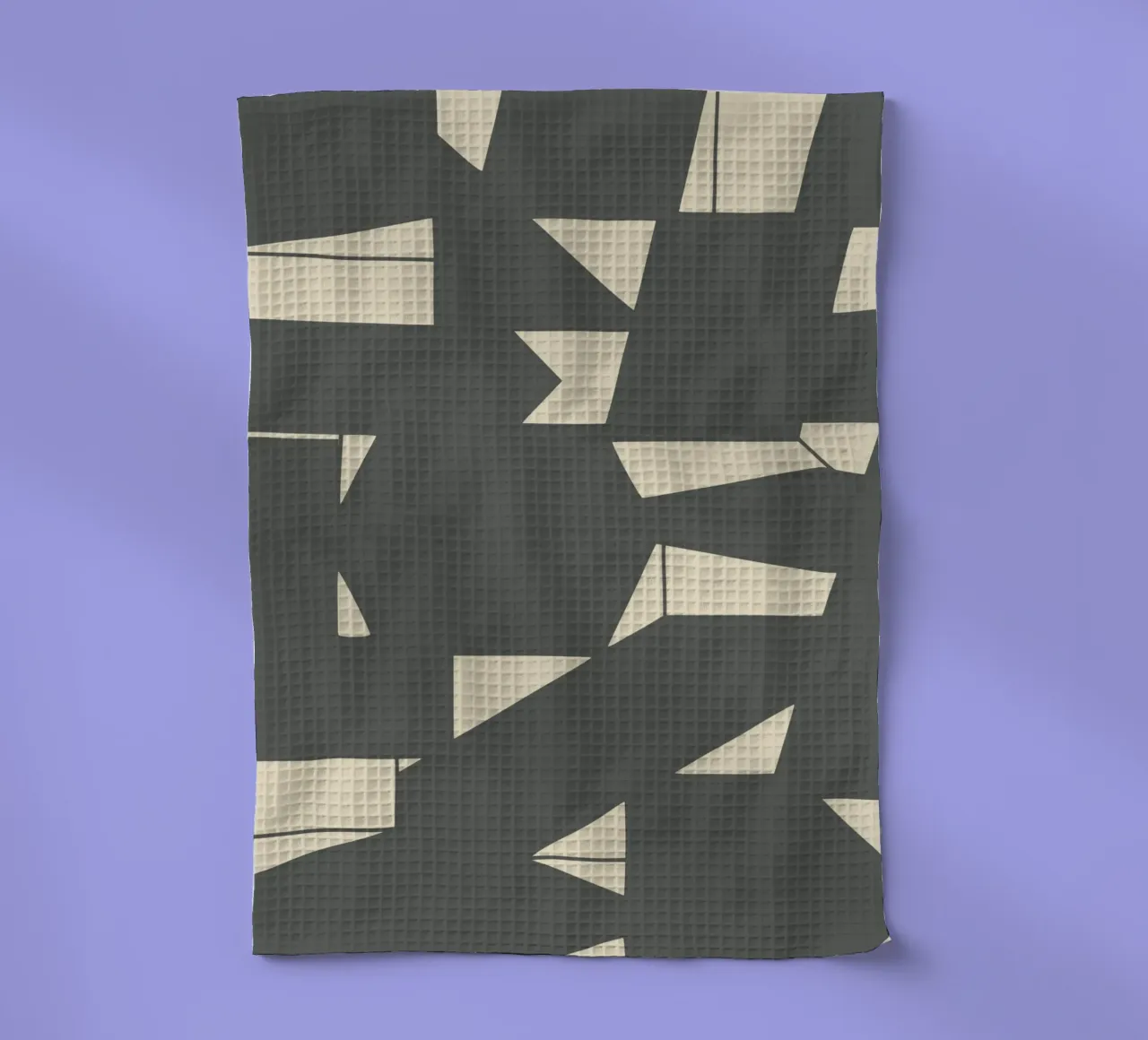 Grigio e geometrico canovaccio da cucina da Little Dean