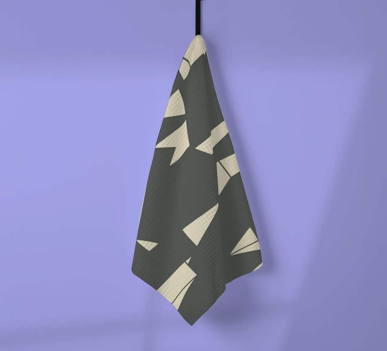 Grigio e geometrico canovaccio da cucina da Little Dean