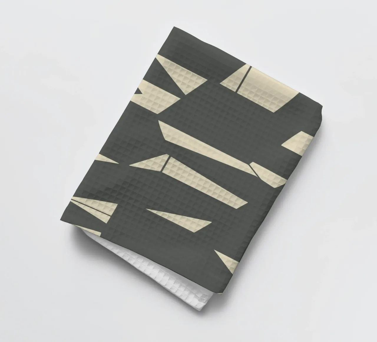 Grigio e geometrico canovaccio da cucina da Little Dean
