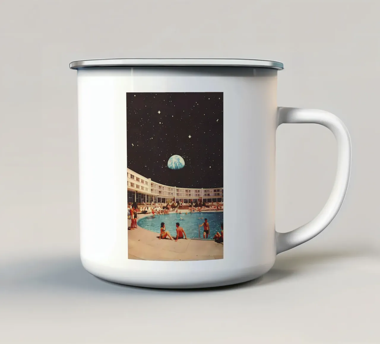 Piscina lunare tazza in smalto da sidine shop