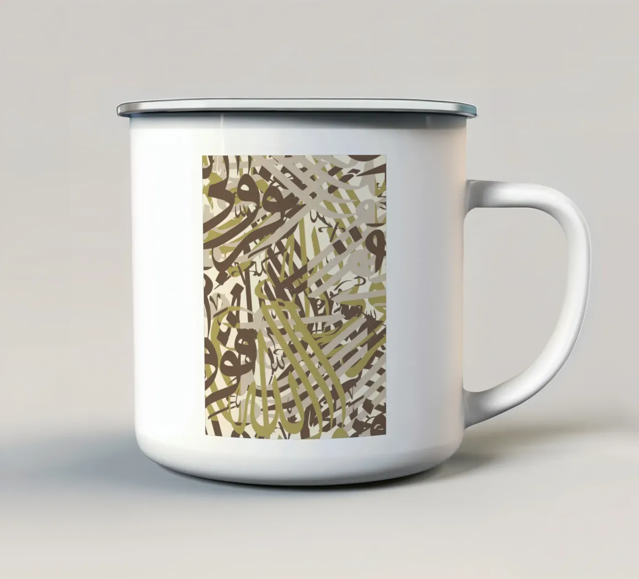 Mashup arabo tazza in smalto da Little Dean