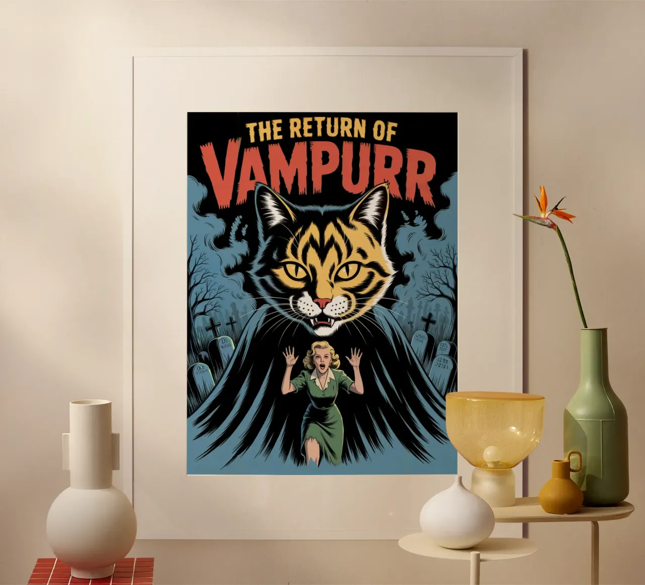 Halloween Spooky Vampire Cat The Return of Vampurr hahnemühle de Stellar Creative