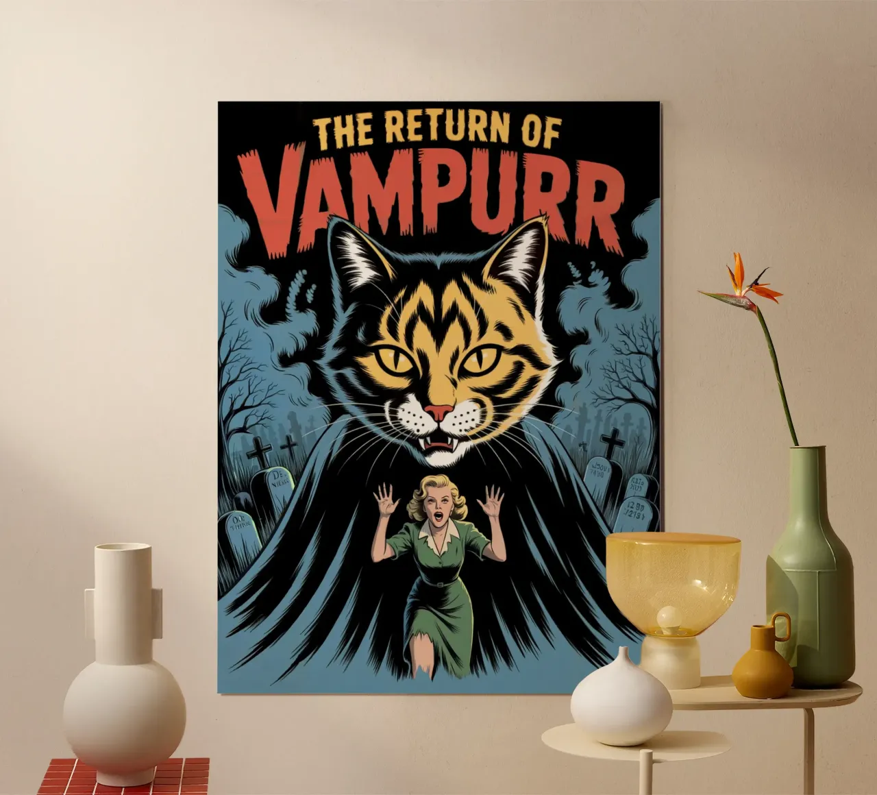 Halloween Spooky Vampire Cat The Return of Vampurr hahnemühle de Stellar Creative