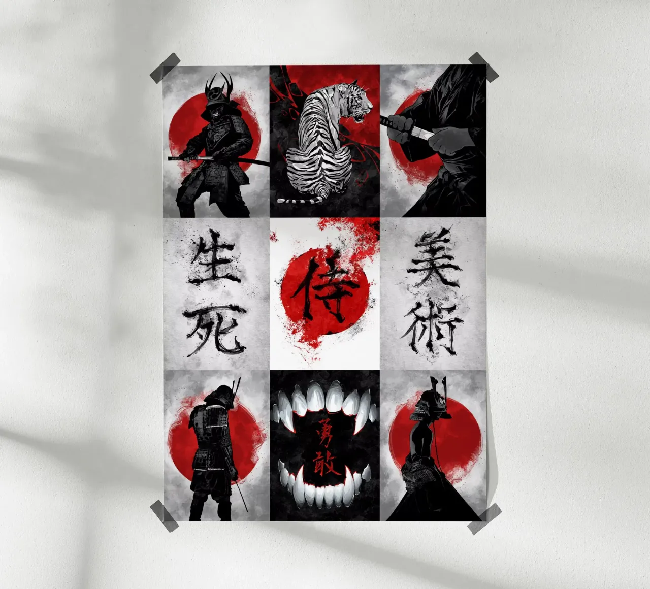 Samurai Aesthetic carta hahnemühle da nabakumov