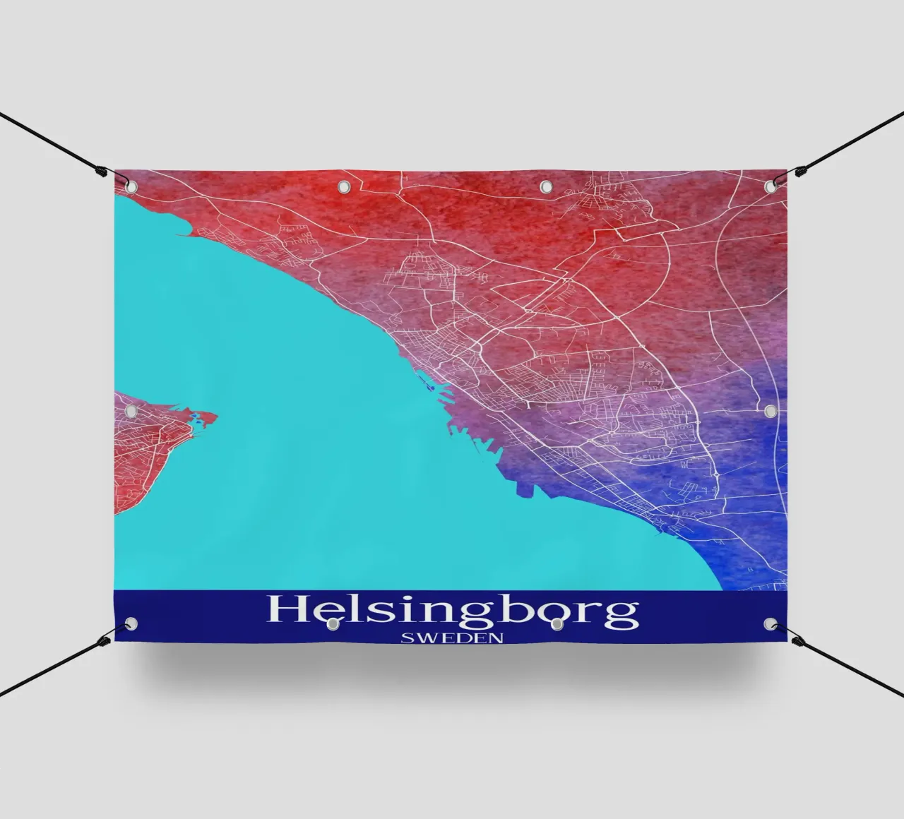 Helsingborg SWEDEN telo in pvc da WorldPrint